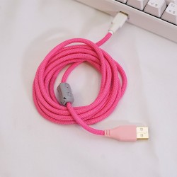 Paracord Cable Type-C Pink